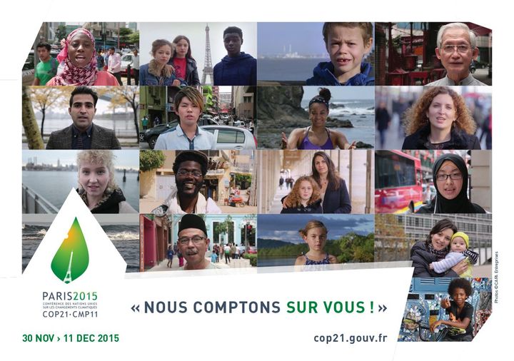 Affiche officielle de la COP 21 (Site officiel de la COP 21)