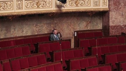 François Bayrou à l'Assemblée nationale, le 22 décembre 2011 (JACQUES DEMARTHON / AFP)