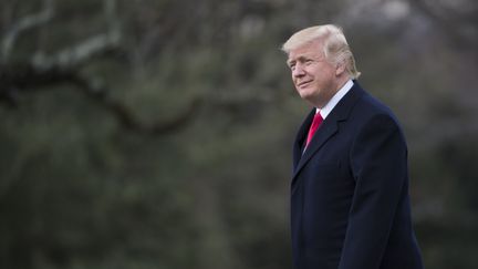 Donald Trump, le 20 mars 2017, à la Maison Blanche, à Washington (Etats-Unis). (MOLLY RILEY / AFP)