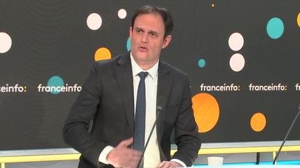 Yonathan Arfi, président du Conseil représentatif des institutions juives de France (Crif) le 9 janvier 2025 sur franceinfo. (FRANCEINFO / RADIO FRANCE)