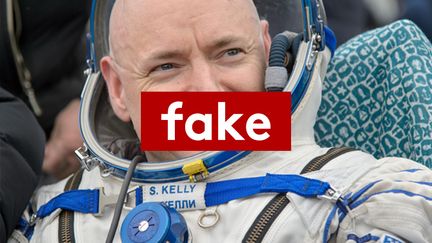 L'astronaute&nbsp;Scott&nbsp;Kelly&nbsp;a&nbsp;passé 340 jours dans l'espace avant de revenir sur Terre mercredi 2 mars, mais n'est pas revenu génétiquement modifié de séjour sur l'ISS. (MAXPPP)