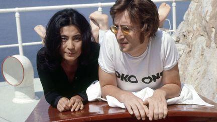 Yoko Ono et John Lennon, 18 mai 1971
 (LEEMAGE / AFP)