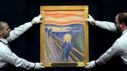 &quot;Le Cri&quot; d&#039;Edvard Munch vendu aux enchères à 119 millions de dollars par Sotheby&#039;s
 (CARL COURT / AFP)