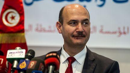 Mongi Marzouk, ministre de l'Energie et des Mines, à Tunis, le 14 juin 2016.&nbsp; (AMINE LANDOULSI / ANADOLU AGENCY)