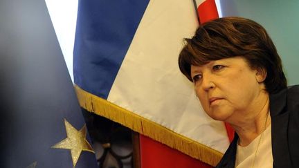 &nbsp; (Pas question de reconnaître que Martine Aubry est derrière cette initiative mais... © SARAH ALCALAY/SIPA)