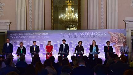 La ville de Florence accueille les 30 et 31 mars, le premier G7 de la culture. (CARLO BRESSAN / ANADOLU AGENCY)