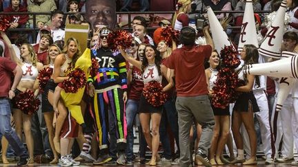 Des fans du Harlem Shakes à un match de Basket en Alabama (16 février 2013)
 (Vasha Hunt/Sipa)