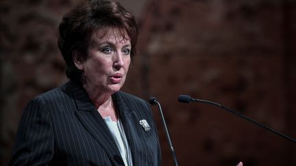 La ministre de la Culture à l'inauguration de la Philharmonie des enfants à Paris, le 23 septembre 2021&nbsp; (STEPHANE DE SAKUTIN / AFP)