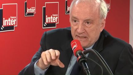 Hubert Védrine, le 10 avril 2019. (FRANCE INTER / RADIO FRANCE)