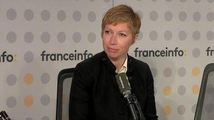 Anne-Claire Legendre porte-parole du ministère de l’Europe et des Affaires étrangères, le 19 avril 2023. (FRANCEINFO / RADIO FRANCE)