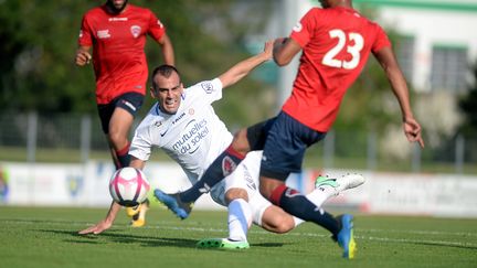 Petar Skuletic a joué en amical avec Montpellier face à Clermont. (RICHARD DE HULLESSEN / MAXPPP)