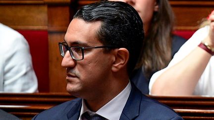 Le député LREM,&nbsp;M'jid El Guerrab, à l'Assemblée nationale, le 5 juillet 2017. (MARTIN BUREAU / AFP)