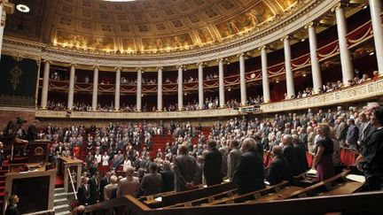 L'hémicycle de l'Assemblée nationale (PATRICK KOVARIK / AFP)