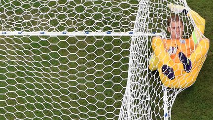 Le gardien anglais Joe Hart lors du match contre l'Italie &agrave; Manaus, le 14 juin 2014. (FRANCOIS XAVIER MARIT / AFP)