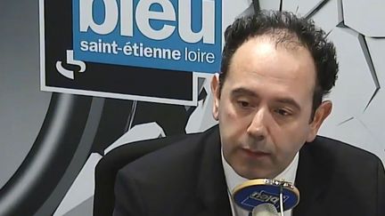 Mickaël Galy, le directeur du CHU de Saint-Étienne, sur France Bleu Saint-Étienne Loire le 1er mars 2018. (RADIO FRANCE)