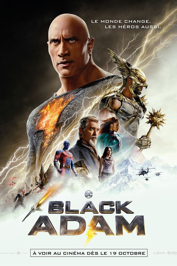 L'affiche du film "Black Adam", au cinéma le 19 octobre 2022.&nbsp; (DC Films)