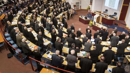 La Conférence des évêques de France (illustration). (ERIC CABANIS / AFP)