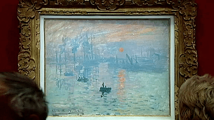 "Impression soleil levant" de Claude Monet au MuMa du Havre pendant un mois en septembre 2017
 (France 3 / Culturebox)
