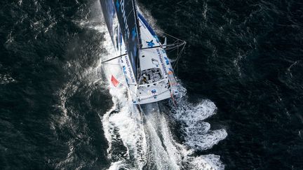 Le skipper français Armel Le Cleac'h (Banque Populaire VIII) (VINCENT CURUTCHET / VINCENT CURUTCHET)