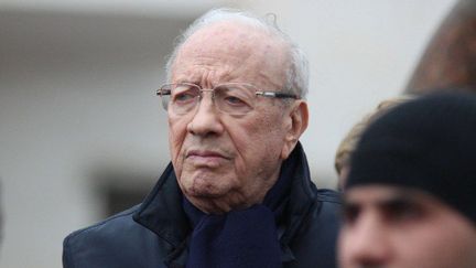 Béji Caïd Essebsi, le nouveau président tunisien, élu le 22 décembre 2014 avec 55% des voix. ( Med Amine Ben Aziza / Agence Anadolu)