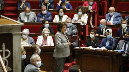 Roselyne Bachelot s'exprime devant l'Assemblée nationale à Paris, le 22 septembre 2020. (MAXPPP)