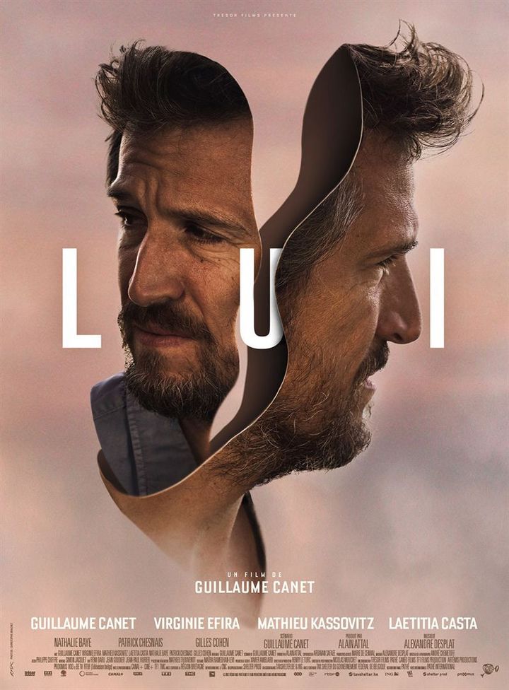 Affiche du film "Lui", de Guillaume Canet, octobre 2021 (TRÉSOR FILMS – PATHÉ FILMS – TF1 FILMS PRODUCTION – CANÉO FILMS – ARTÉMIS PRODUCTIONS)