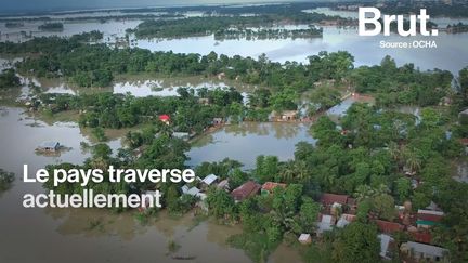 Ce sont les pires inondations qu'ait connues le pays depuis 10 ans. Depuis juin, on estime que 5,4 millions de personnes ont été affectées.