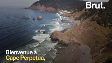 Sur la côte de l'Oregon, la rencontre entre la mer et la terre donne lieu à des phénomènes spectaculaires. C'est le paysage de Cape Perpetua.