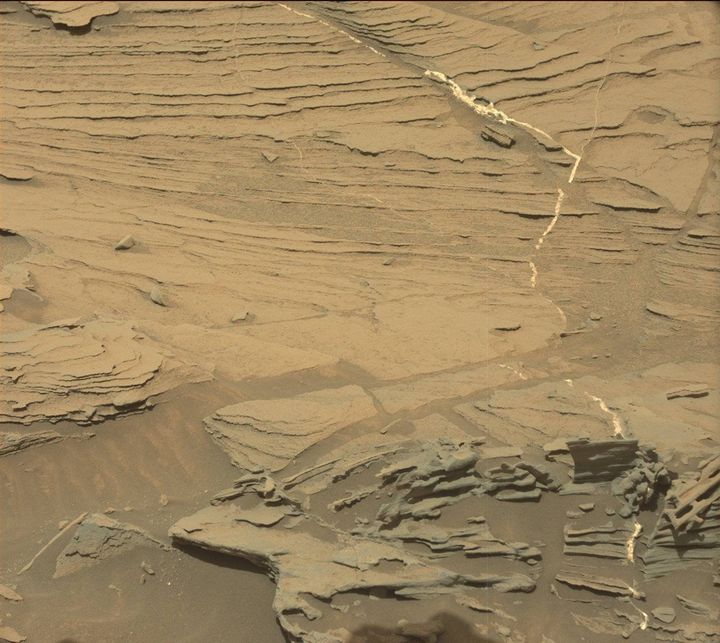 An image of the surface of Mars taken by the Curiosity rover on August 30, 2015 (JPL-CALTECH/NASA)