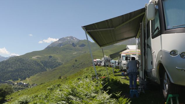 &nbsp; (La vue depuis le camping-car de Laurette © RF/BS)