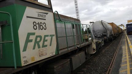 Le train des primeurs Perpignan-Rungis.&nbsp; (FRANCEINFOTV POUR FRANCE INFO)