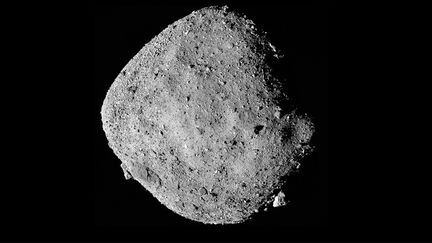 Vue de l'astéroïde Bennu depuis Osiris-Rex, diffusée en décembre 2018. (NASA / GODDARD / UNIVERSITY OF ARIZONA)