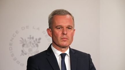 Le ministre de la Transition écologique et solidaire, François de Rugy, le 10 juillet 2019, à Paris.&nbsp; (LUDOVIC MARIN / AFP)