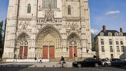 La cath&eacute;drale de Nantes (Loire-Atlantique), le 2 mai 2012. &nbsp; (FRANCK GUIZIOU / AFP)