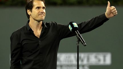 Le tennisman Allemand Tommy Haas a pris officiellement sa retraite.  (MATTHEW STOCKMAN / GETTY IMAGES NORTH AMERICA)