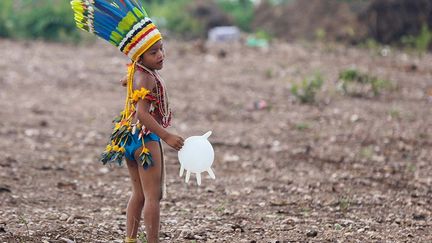 Ces jeux ont pour vocation de transmettre aussi aux plus jeunes les savoirs traditionnels. (AF Vanessa Carvalho / Brésil Photo Press)