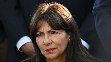 Anne Hidalgo le 6 octobre 2023. (MIGUEL MEDINA / AFP)