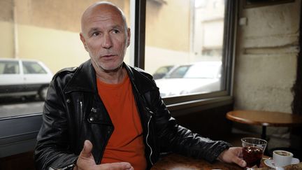 Jean-Marc Rouillan, un des cofondateurs d'Action directe, le 18 mai 2012 à Marseille (Bouches-du-Rhône). (BORIS HORVAT / AFP)