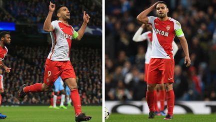 Falcao est passé par toutes les émotions pendant la défaite de Monaco face à Manchester City.