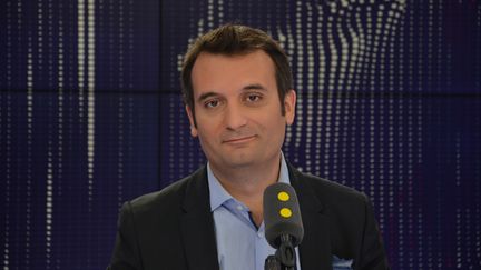 Florian Philippot&nbsp;, vice-président du FN. (RADIO FRANCE / JEAN-CHRISTOPHE BOURDILLAT)