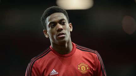 Anthony Martial n'a pu être aligné en Ligue Europa (OLI SCARFF / AFP)