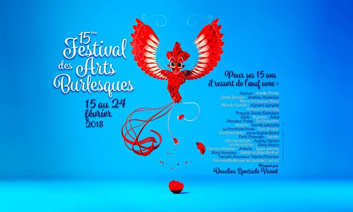 Affiche du 15e festival des Arts Burlesques de Saint-Etienne
 (France 3 / Culturebox )