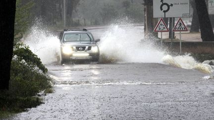 &nbsp; (En 48h, de fortes pluies se sont abattues sur la Corse © MAXPPP)