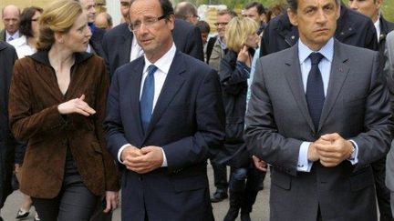 Sur Twitter, François Hollande supplante Nathalie Kosciusko-Morizet (AFP)