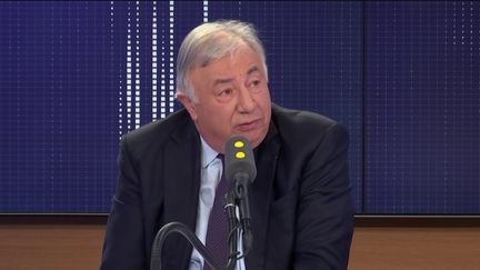 Gérard Larcher, président LR du Sénat était l’invité du "8h30 franceinfo" mercredi 18 décembre 2019. (FRANCEINFO / RADIOFRANCE)