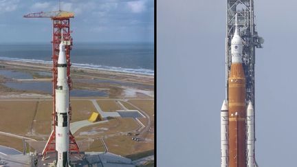 Samedi 3 septembre, le lancement de la fusée SLS de la mission Artémis a encore été repoussé. Plus de 50 ans après les premiers pas sur la Lune, certains se demandent pourquoi ce qui se faisait il y a un demi-siècle semble si compliqué aujourd'hui. (FRANCEINFO)