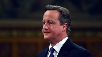 Le Premier ministre David Cameron au Palais de Westminster, à Londres (Royaume-Uni), le 20 octobre 2015. (AFP)