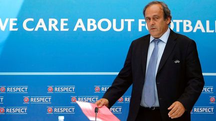 Le président de l'UEFA, Michel Platini