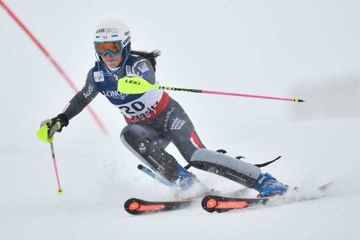 Avec sa 13e place finale, Romane Miradoli réussit l'un de ses meilleurs résultats de l'hiver en Coupe du Monde lors de ce combiné de Crans-Montana (Suisse).