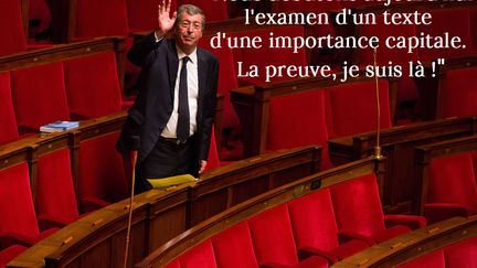 Patrick Balkany &agrave; l'Assembl&eacute;e nationale, le 14 novembre 2012. (REVELLI-BEAUMONT / SIPA)